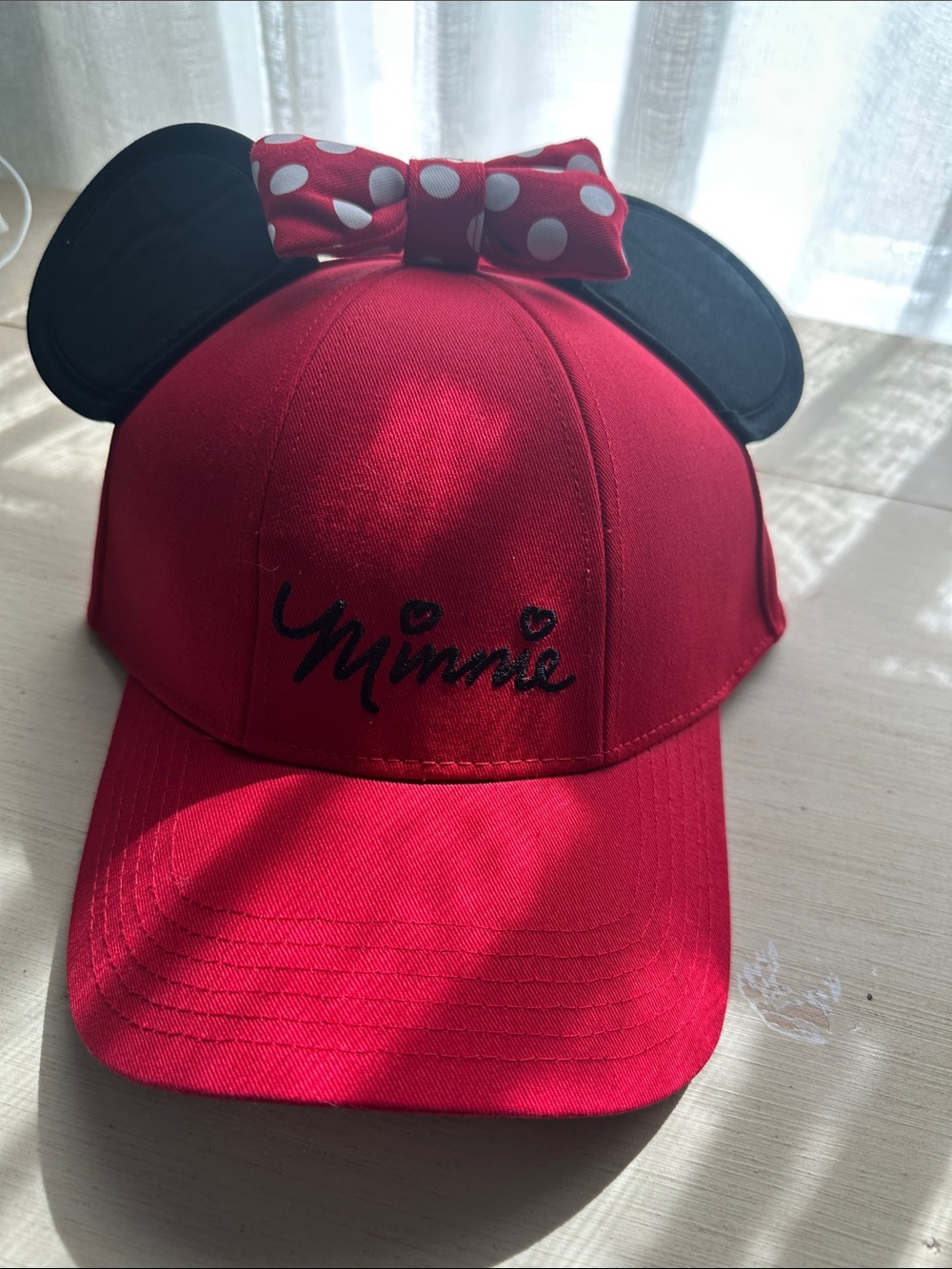 Disney Red Minnie Baseball Cap